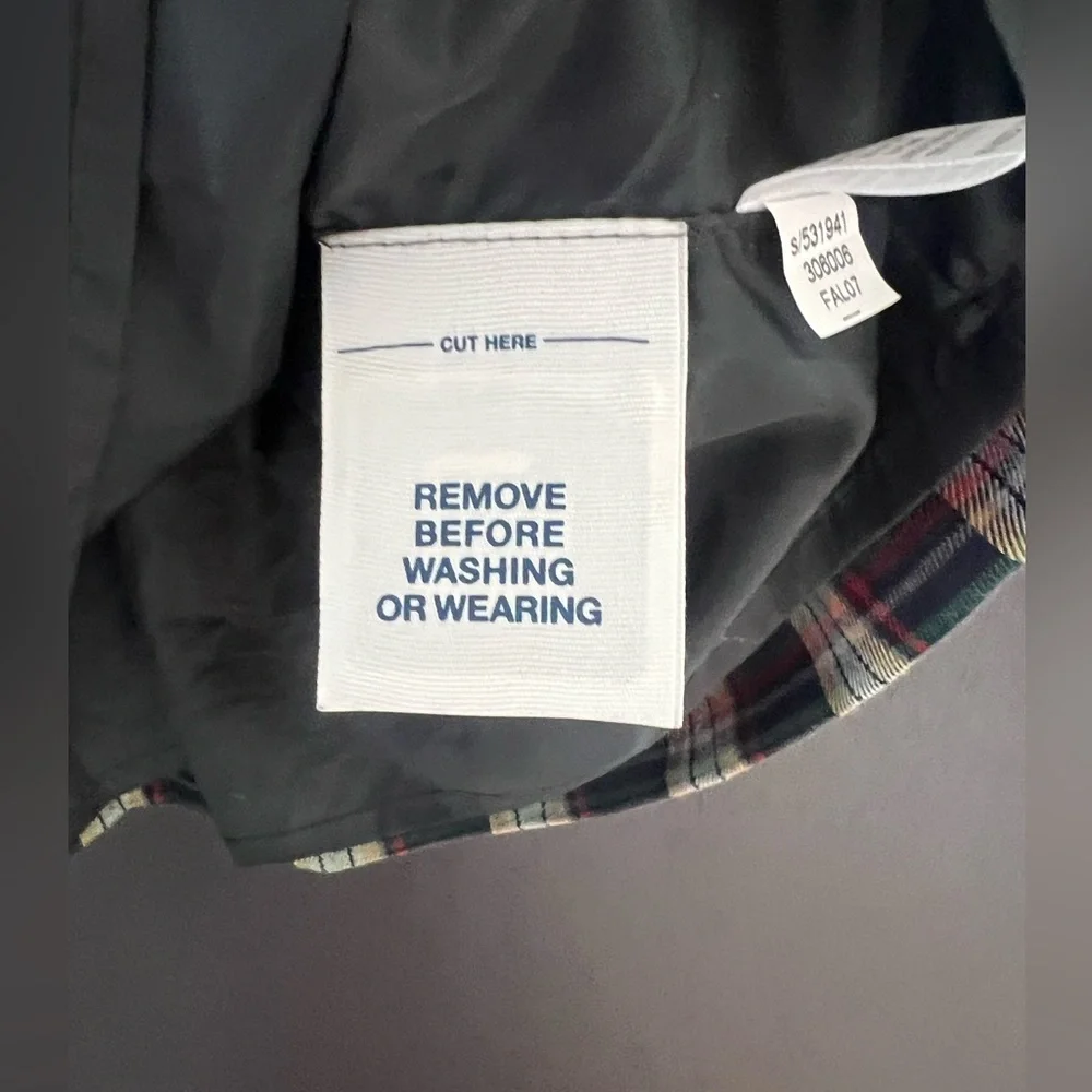 Vintage Y2K Old Navy Plaid Mod Pinafore Academia Mini Dress - Picture 5 of 12